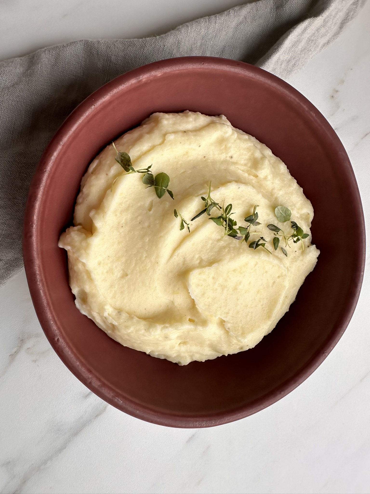 Hjemmelavet kartoffelmos med smør