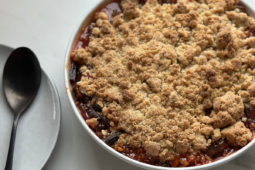 Klassisk rabarbercrumble