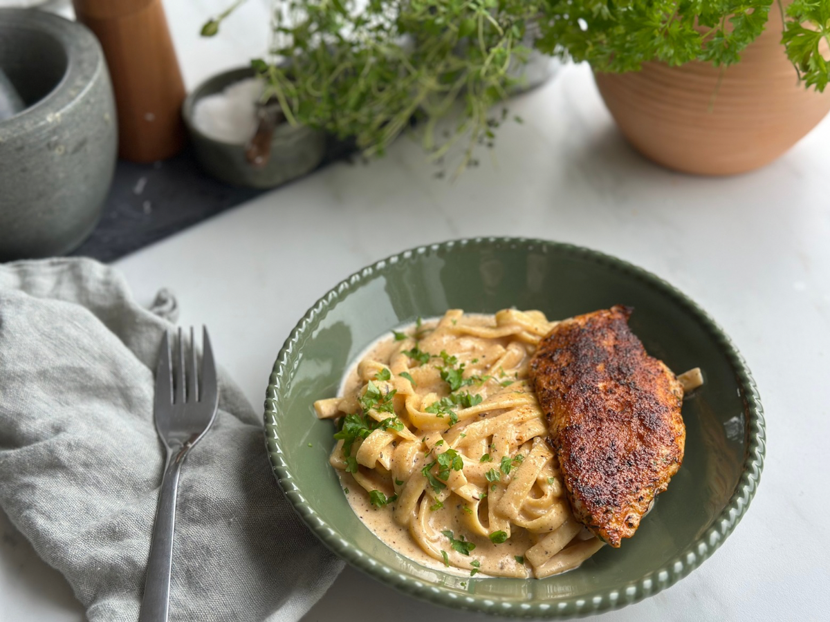 Cajun chicken alfredo