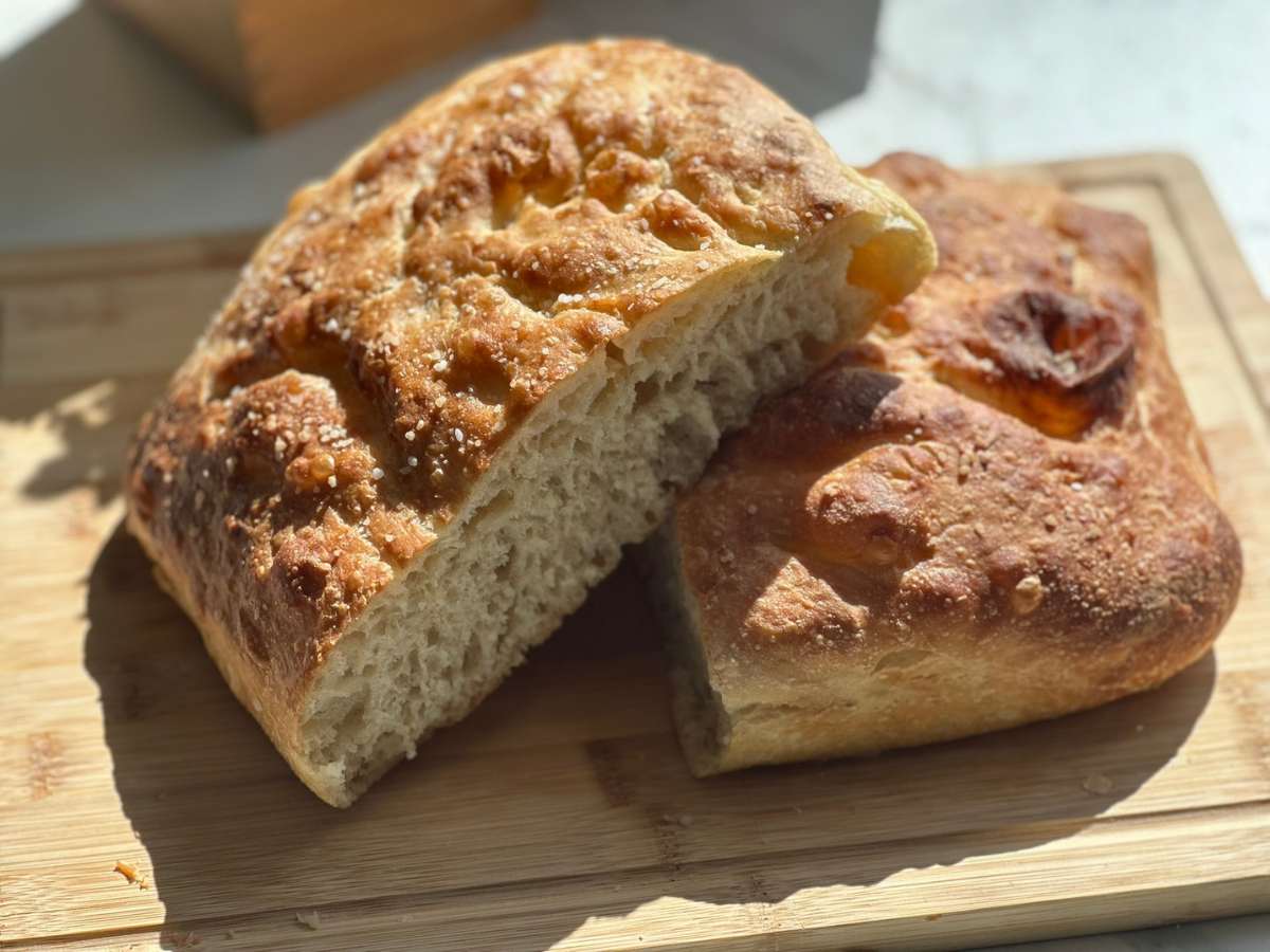 Hjemmebagt focaccia