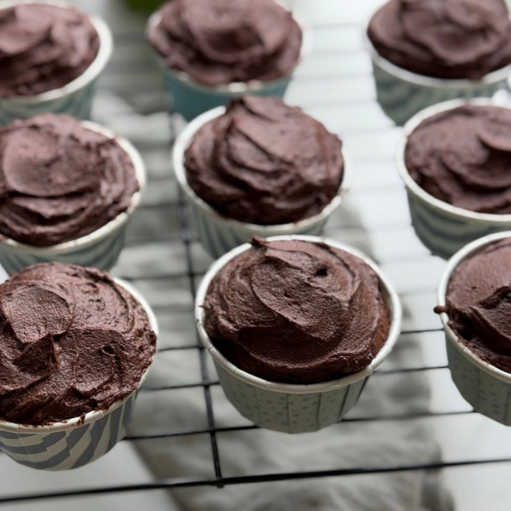Chokolade cupcakes