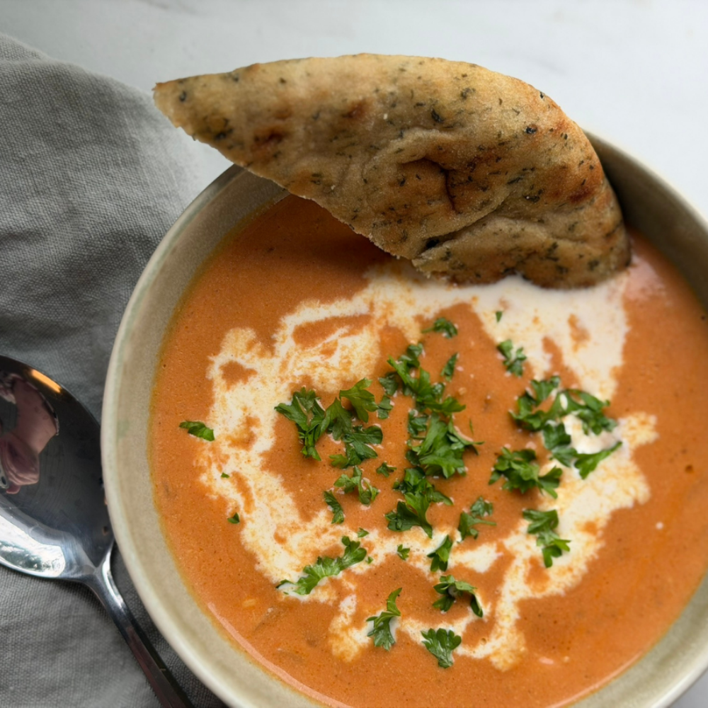 Butter chicken suppe